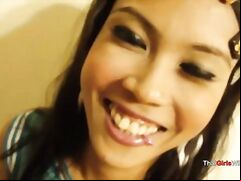 Little Thai sex doll does all the tricks for Daddy