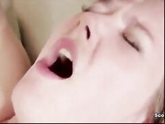 german mother help step daughter to lost her virgin
